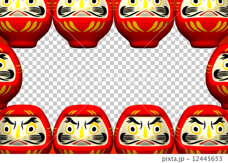 插图素材: 达摩吉祥娃娃 不倒翁 达摩