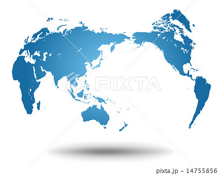 世界地図 グローバルイメージのイラスト素材