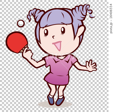 男女 日本人 插图 乒乓球的插图 首页 插图 人物 男女 日本人 乒乓球