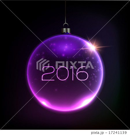 Merry Christmas Bauble Greeting Card Pixta