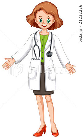 Female Doctor In White Gown And Stethoscope Pixta