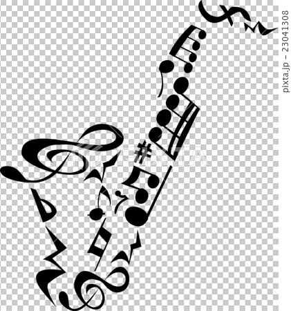 构图 侧影/人影 插图 矢量 笔记 音符 首页 插图 姿势/表情/动作 构图