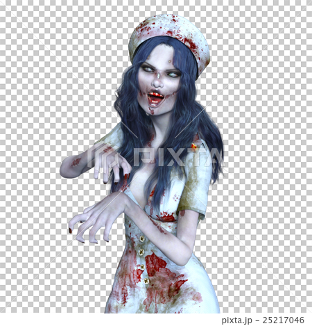 插图素材: 女僵尸