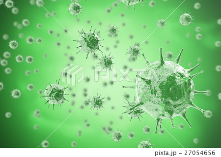 D Rendering Hepatitis H N Hiv Flu Aids Pixta