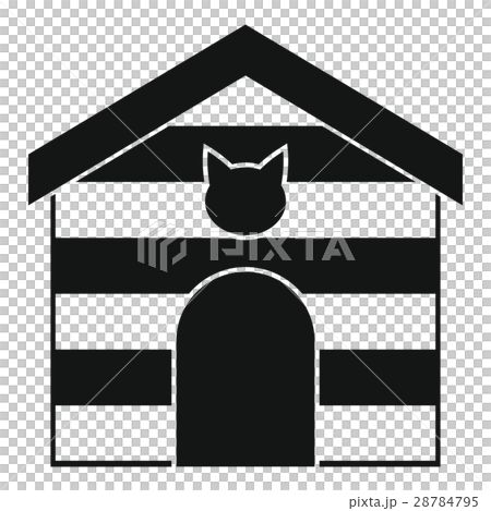 icon simple style 首页 插图 姿势_表情_动作 表情 可爱 cat house