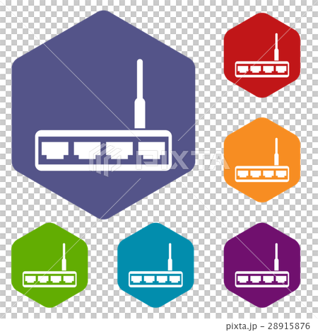 Router icons setのイラスト素材 28915876 PIXTA