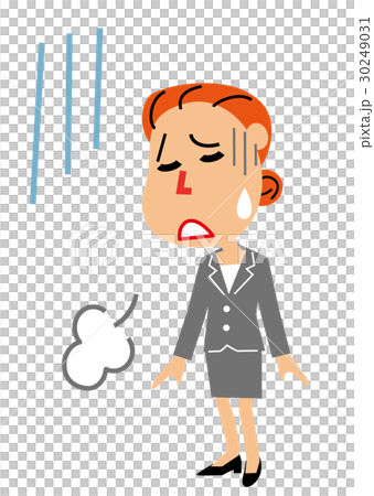 中年妇女 插图 叹气的女商人 首页 插图 人物 女性 中年妇女 叹气的女