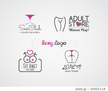 Collection Of Cute Sex Shop Logo And Badge Design Pixta