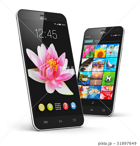 Modern Touchscreen Smartphones Pixta