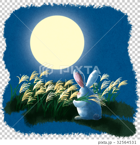 插图素材: 月亮和兔子 查看全部