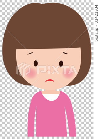 插图素材: 人面部表情失望女孩女孩孩子 查看全部