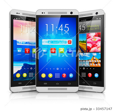 Modern Touchscreen Smartphones Pixta