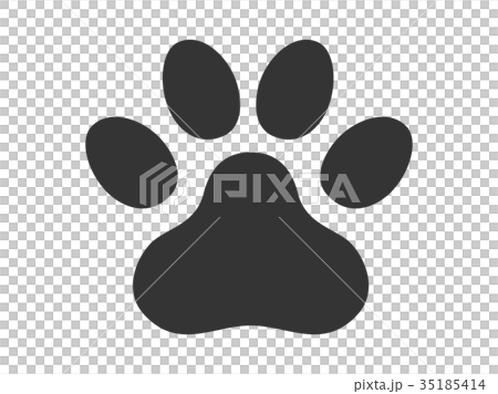 插图素材: 狗足迹