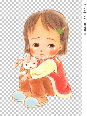 插图素材 哭泣的小女孩 查看全部
