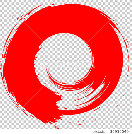 图库插图: 圆圈红色