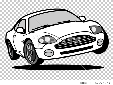 行为_动作 跳 插图 英国小轿车白色汽车例证跃迁 首页 插图 姿势_表情