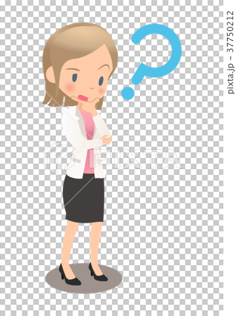 插图素材: 沉思的 想 思考