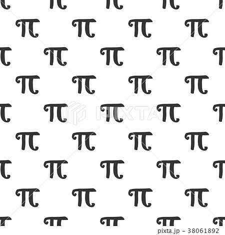 Pi symbol seamless pattern vector illustration のイラスト素材 38061892 PIXTA