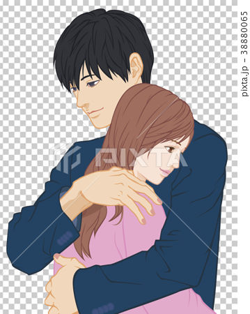 图库插图: 恋人 拥抱 夫妇