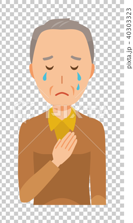姿势/表情/动作 情绪 眼泪/哭泣 插图 一位穿棕色衣服的老人哭了 首页