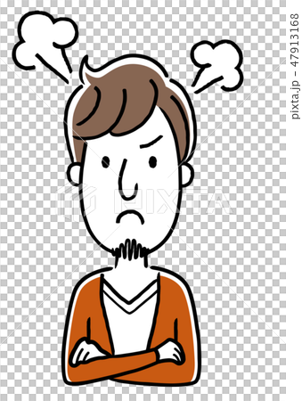 插图素材 年轻人:生气,生气 查看全部