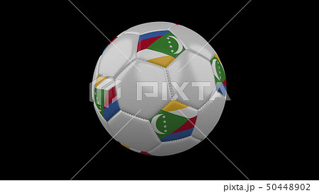 Football ball with flag Comoros 3d renderingのイラスト素材 50448902 PIXTA