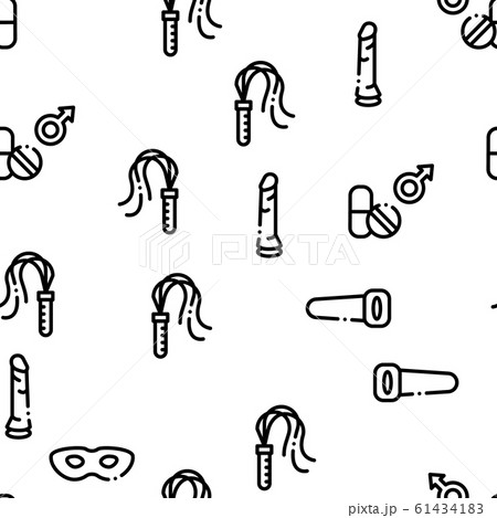 Intim Shop Sex Toys Seamless Pattern Vectorのイラスト素材 61434183 PIXTA