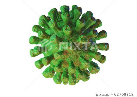 D Rendering Of Contagious Hiv Aids Flur Or Pixta