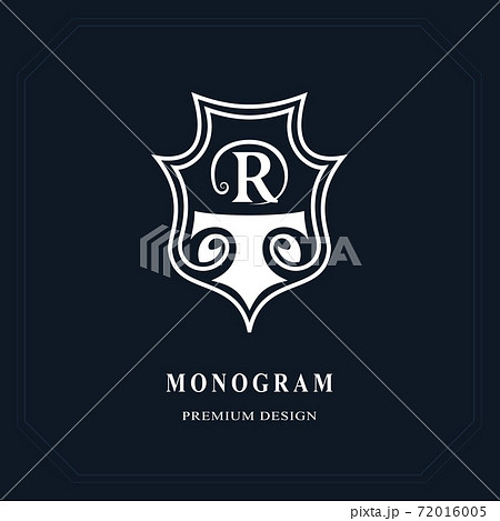 Geometric Monogram Logo Abstract Vector Pixta