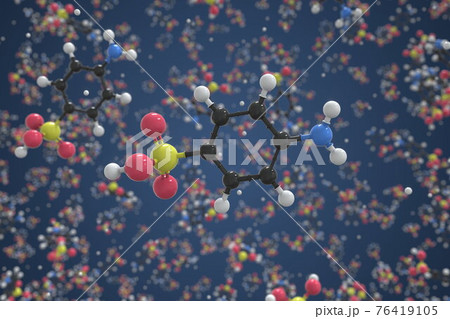 Sulfanilic Acid Molecule Scientific Molecular Pixta