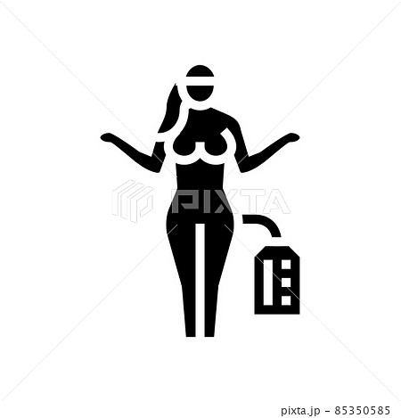 Doll Sex Toy Glyph Icon Vector Illustration Pixta