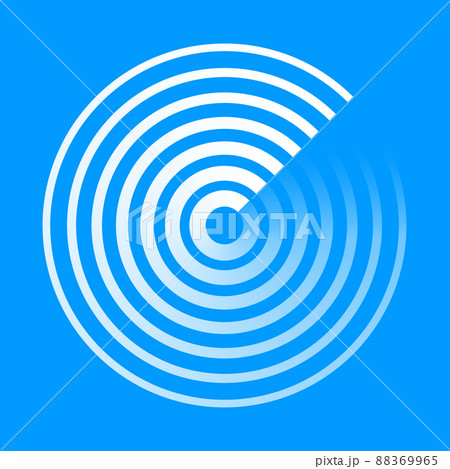 Radar Abstract Icon Logo Circle Wave Pixta