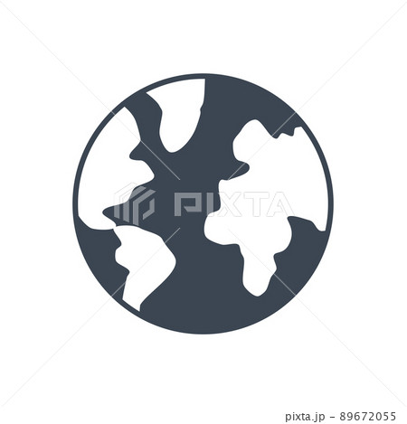 Globe Related Vector Glyph Icon Pixta