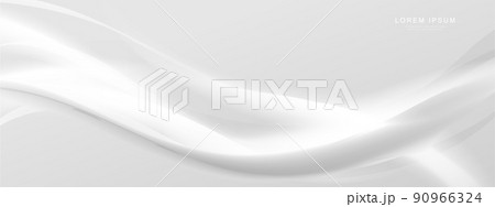 Abstract White Wavy With Blurred Light Curved Pixta