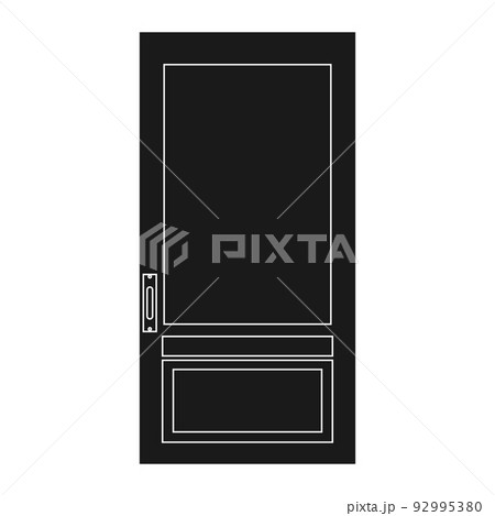 Door Entrance Vector Illustration House Pixta