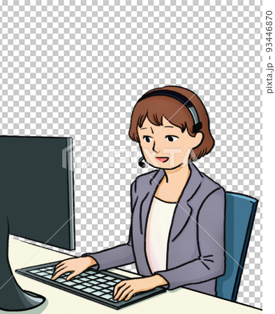 Operator Women Stock Illustration Pixta