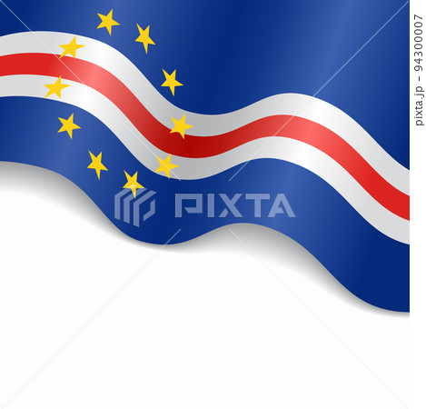 Cape Verde flag wavy abstract background のイラスト素材 94300007 PIXTA