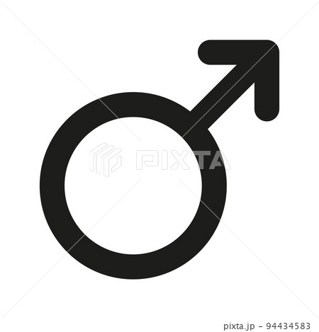 Male Sex Symbol Icon Gender Symbol Simple Pixta