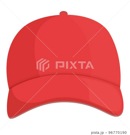 Red cap icon cartoon vector Baseball hat のイラスト素材 96770190 PIXTA