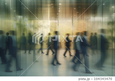 People silhouettesin business office with のイラスト素材 104343470 PIXTA