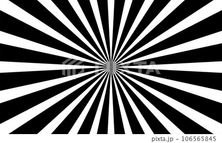 white and black starburst Radial radiating のイラスト素材 106565845 PIXTA