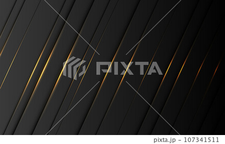 Abstract Grey Metallic Black Shadow Gold Light