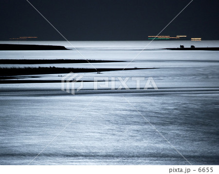 反射する月光 6655