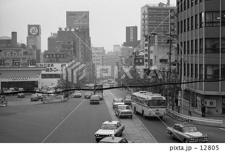 渋谷・宮益坂　昭和43年11月 12805