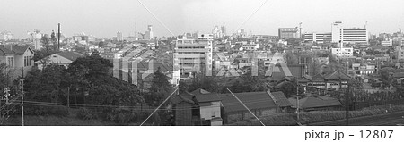 原宿・代々木競技場よりの展望、原宿。青山。渋谷。方面 昭和43年 原宿・代々木競技場よりの展望、原宿。青山。渋谷。方面 昭和43年 12807