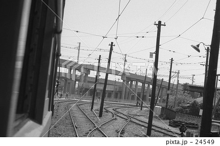 さよなら玉電・玉電瀬田～二子玉川園間、車窓より 24549