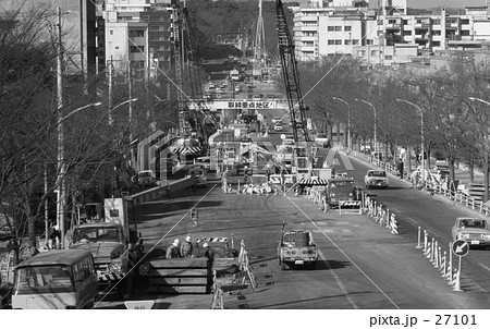 原宿・表参道　地下鉄千代田線新設工事　昭和44年12月 27101