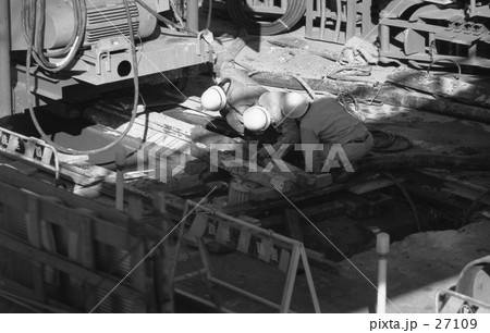 原宿・表参道　地下鉄千代田線新設工事　昭和44年12月 27109