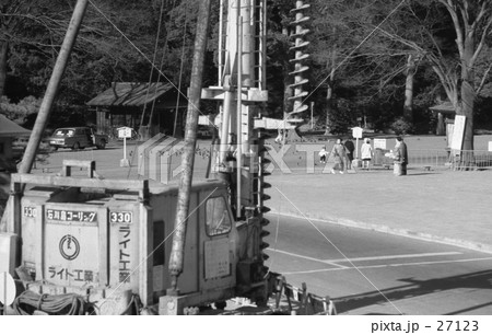 原宿・明治神宮　　地下鉄千代田線新設工事　昭和44年12月 27123