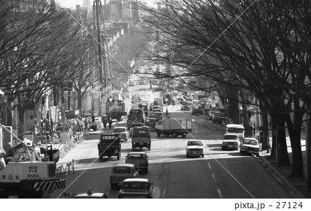 原宿・表参道　地下鉄千代田線新設工事　昭和44年12月 27124